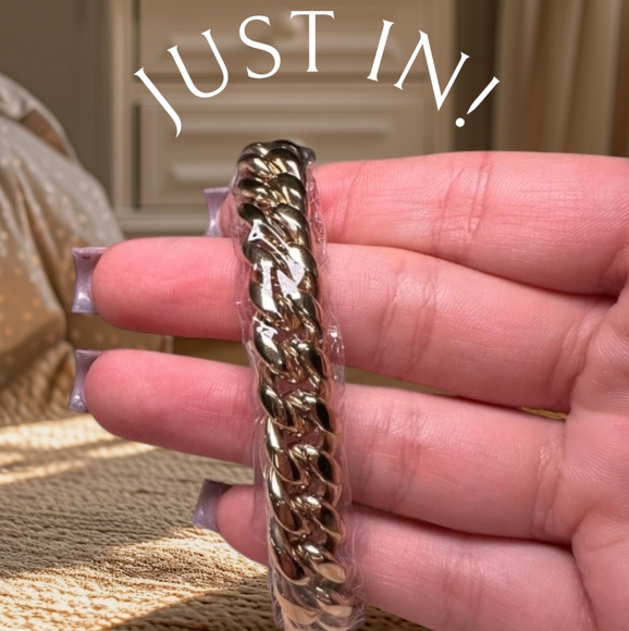 Men´s Gold Cuban Link Bracelet